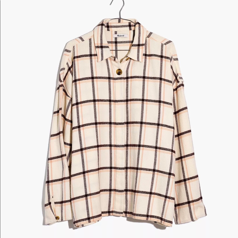 Madewell Flannel Bromley Shirt in Northall Plaid